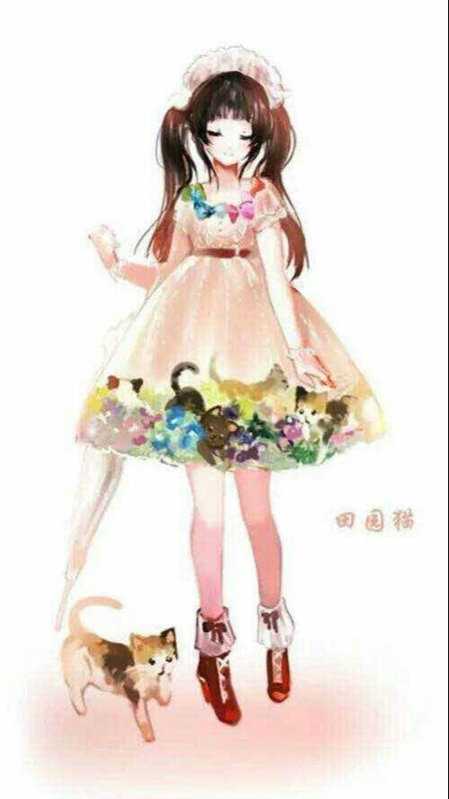 二次元,动漫,唯美,猫系,少女,壁纸,头像~(=^^=)
