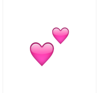 emoji粉色爱心房子图片