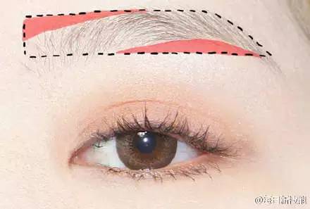 一字眉的画法,轻松get到手~~~七张图