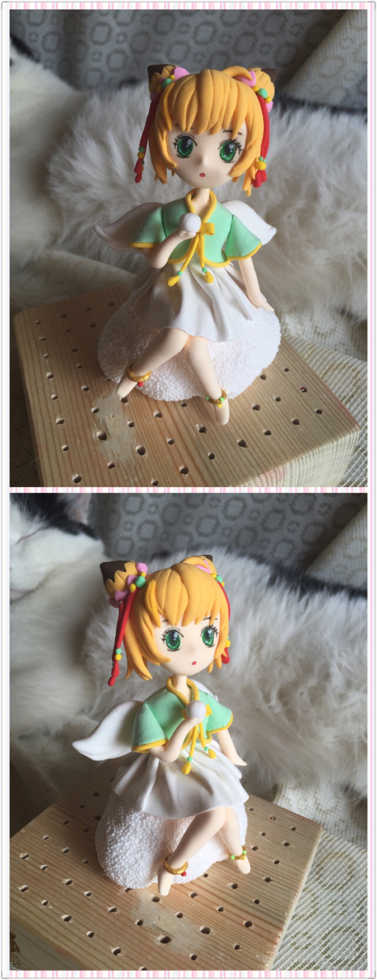 (毁飒漫画系列)胡仙仙粘土 手作