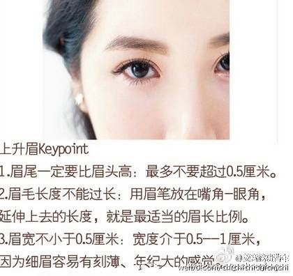 韩式一字眉的修法和画法,美丽就是要从细节做起.学习吧~[赞啊]