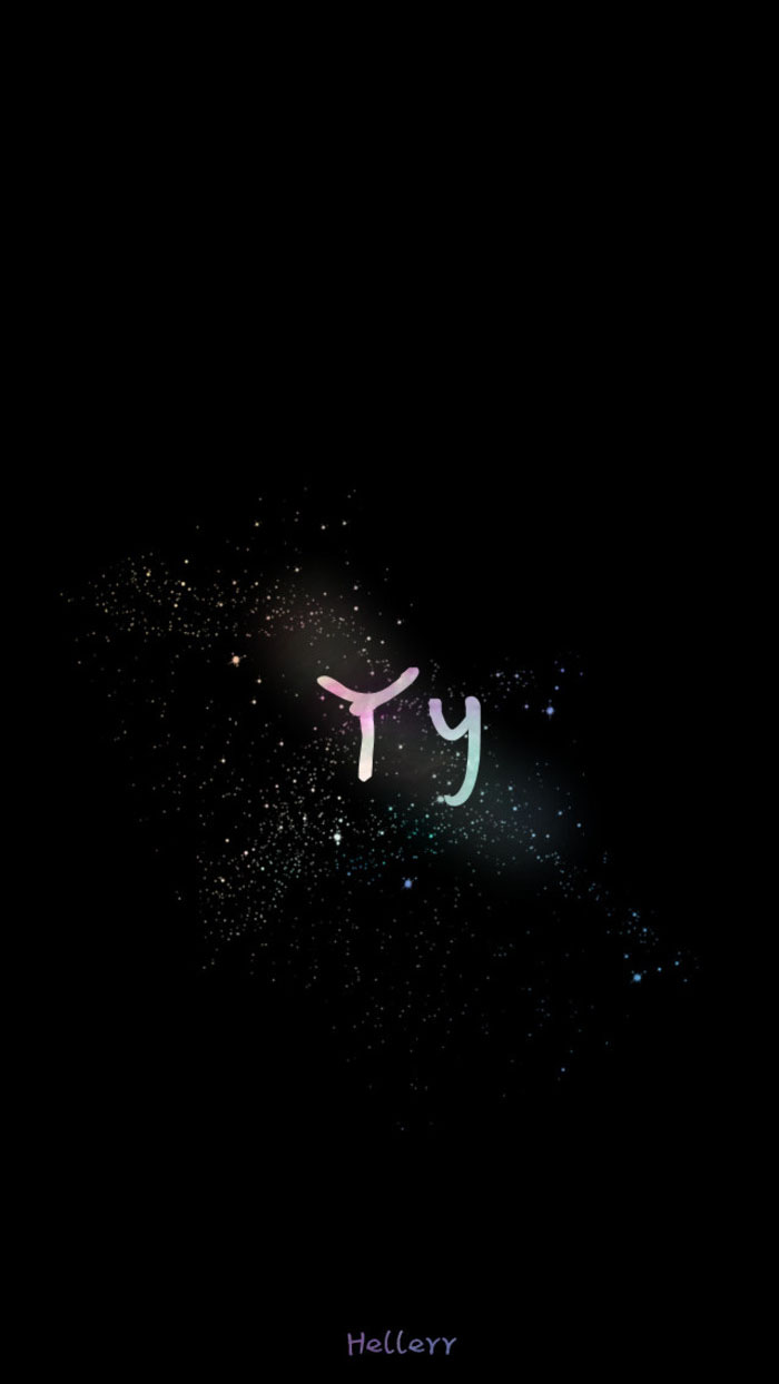 星空上的字母 yy 