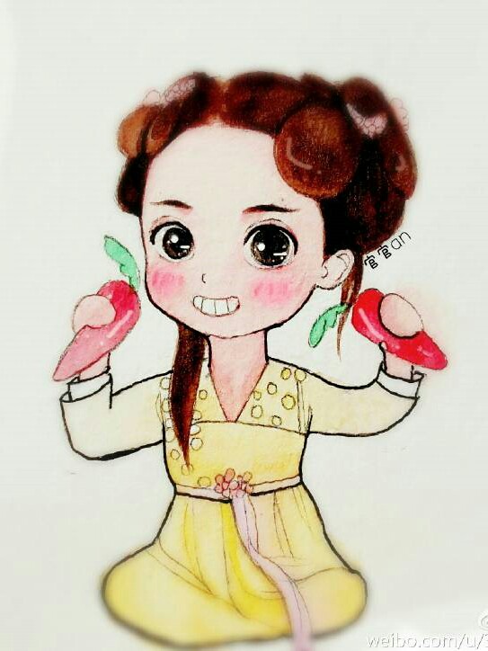 花千骨 糖宝 安悦溪 q版萌萌哒(○ 3′○)图源:官官an
