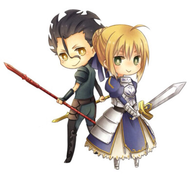 【fate】枪剑,迪卢木多&阿尔托莉雅