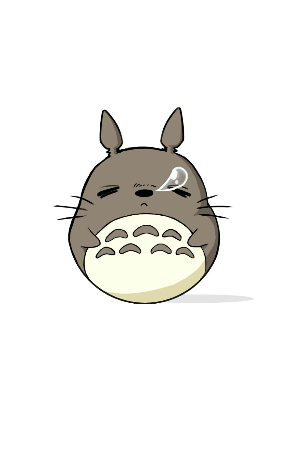 龙猫壁纸锁屏呼呼打瞌睡