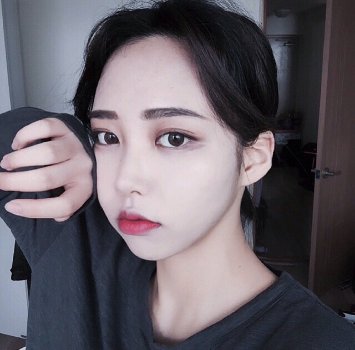 韩国高清女生头像ins自截harajuku菌