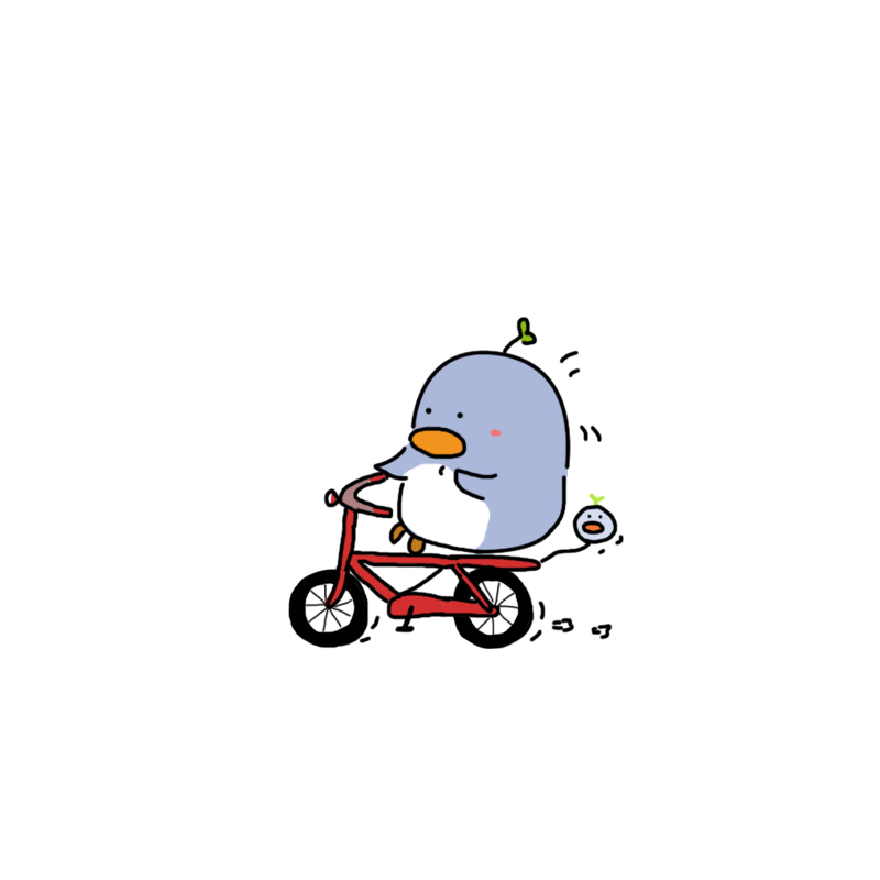【小企鹅头像】——骑单车 关注微信公众号@陈圈圈