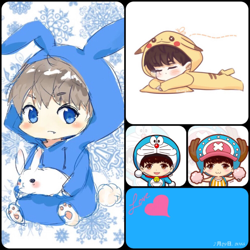 王俊凯小凯卡通版