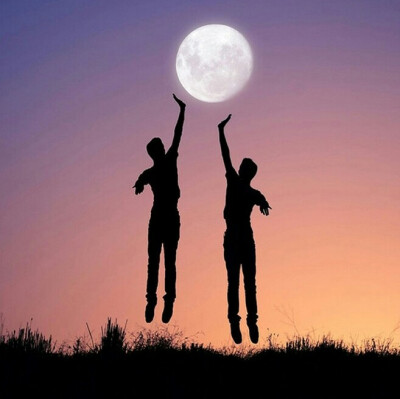 月亮 唯美 意境 创意