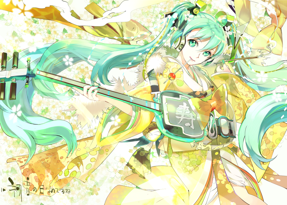 vocaloid 初音未来 歌姬 美少女 动漫 二次元 萌 可爱 梦幻 唯美  