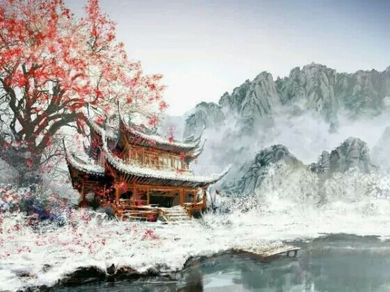 【古风风景】那是什么树?有点像梅花-吾非你良人