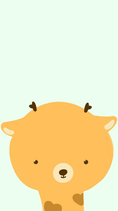 长颈鹿卡通壁纸