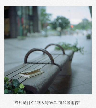丨别人等送伞而我等雨停
