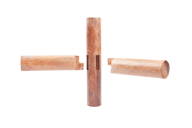 榫卯之拾叁:圆柱二维直角交叉榫中国古代木工不需要钉子的秘密