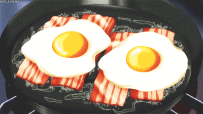煎鸡蛋卡通动图图片