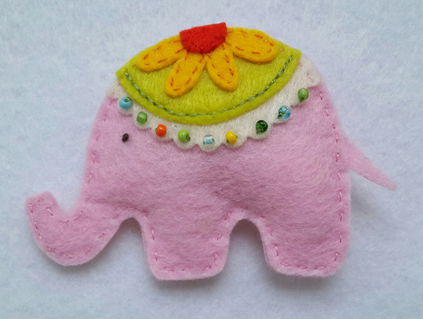 不织布……粉红小象