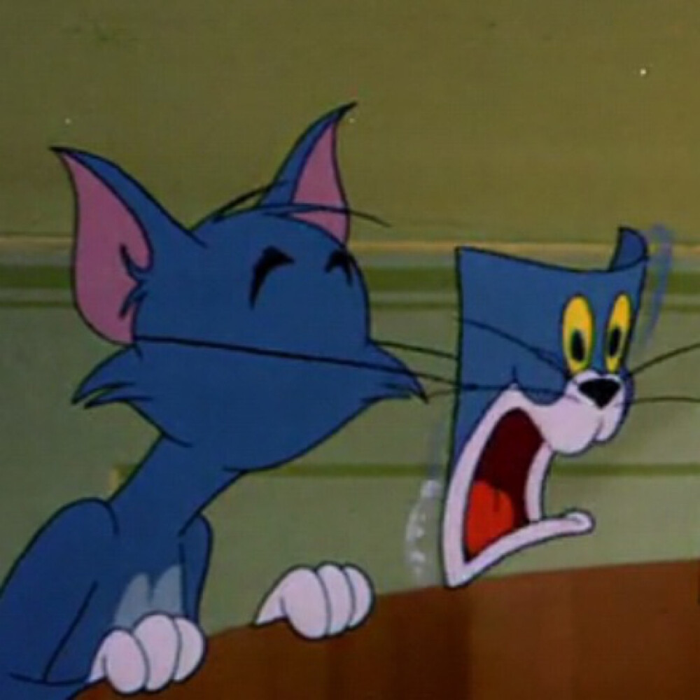 猫和老鼠tom搞笑头像图片
