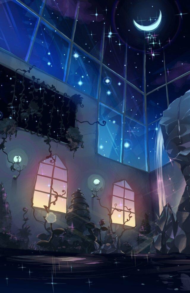 二次元美景星空动漫天空最美不过二次元
