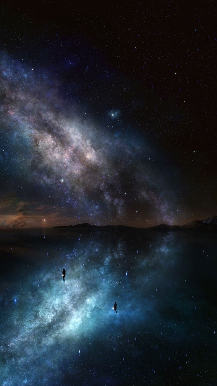 美景 动漫美景 美景图 天空 插画 场景 星空 风景 最美不过二次元