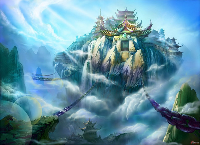 古风 二次元 壁纸 背景 唯美 插画