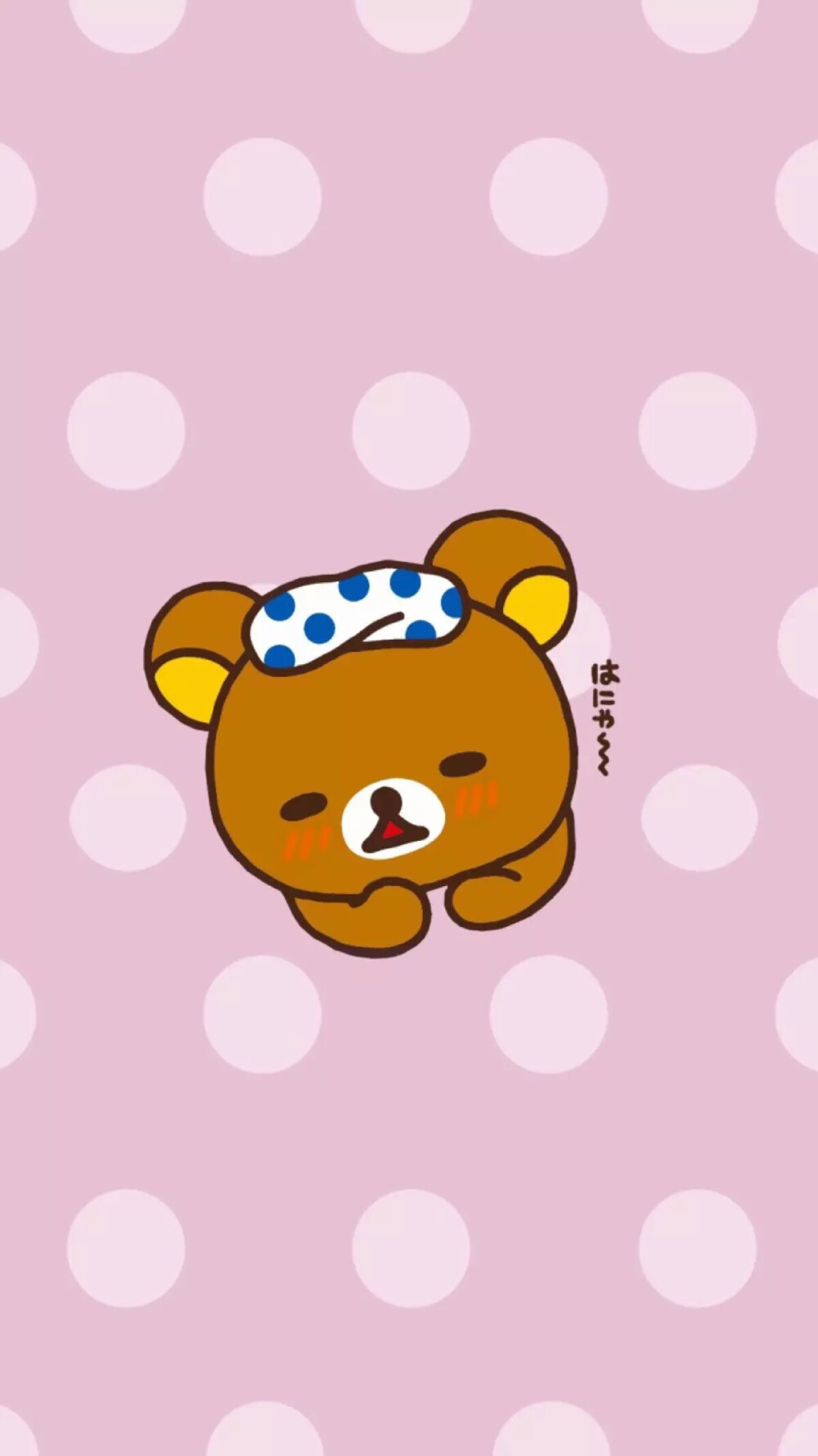 iphone锁屏壁纸 可爱轻松熊