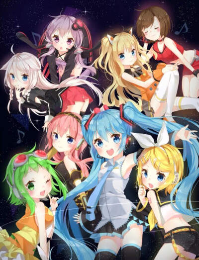 v家族,初音,seeu,静音铃,大姐