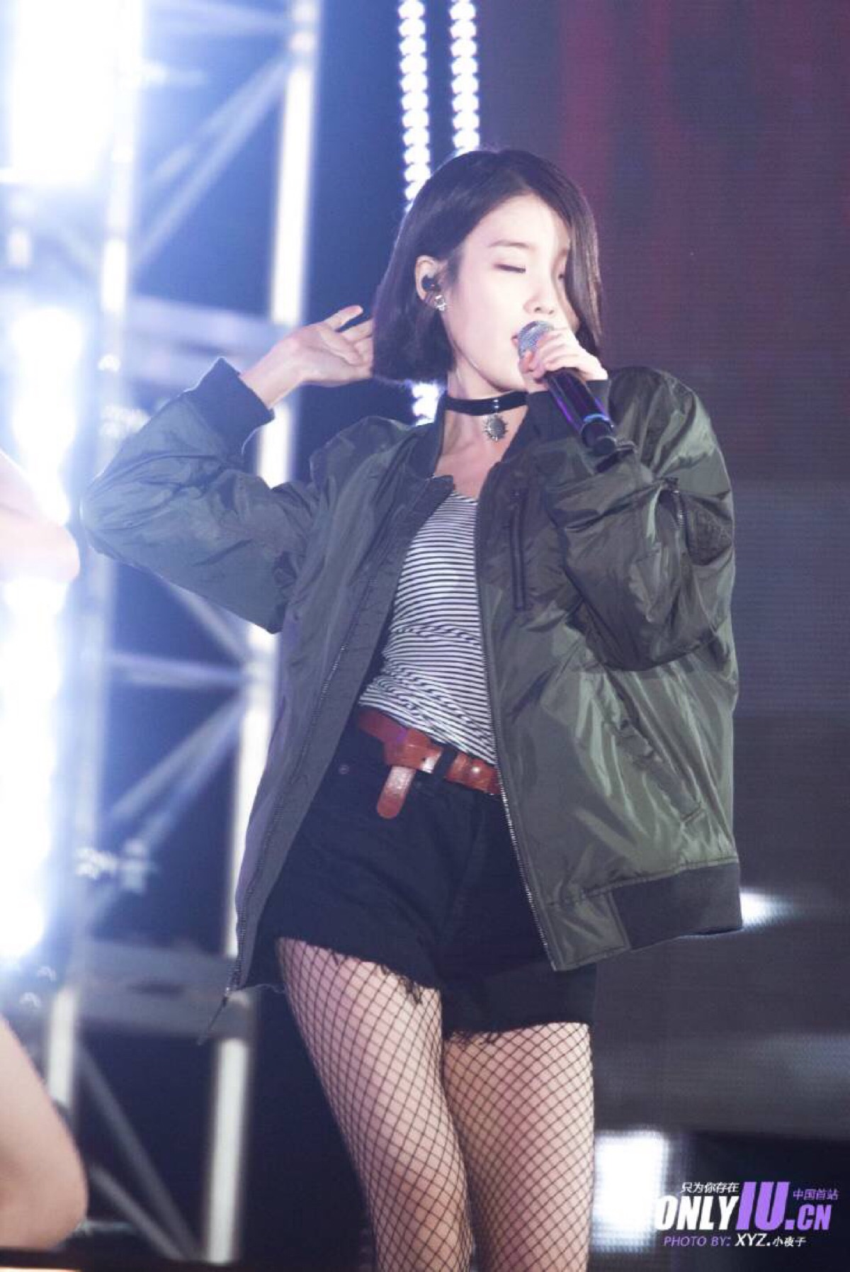 iu 李智恩 韩国 0813无限挑战歌谣祭 饭拍高清图 可长可短的百变造型