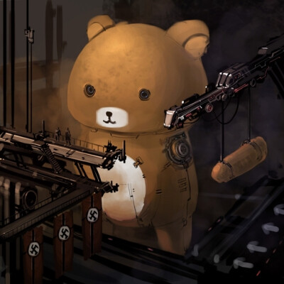暴力机械熊壁纸图片