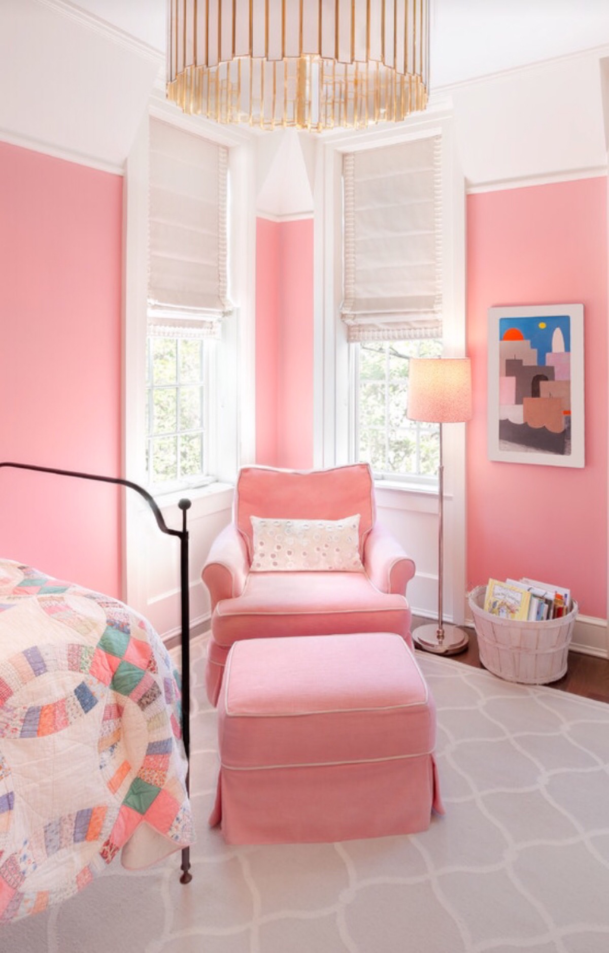 女生 卧室 设计 甜蜜的淡粉色