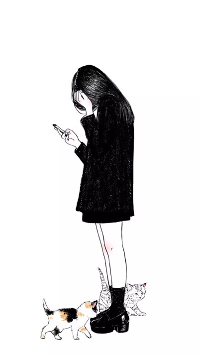 黑白风格壁纸
