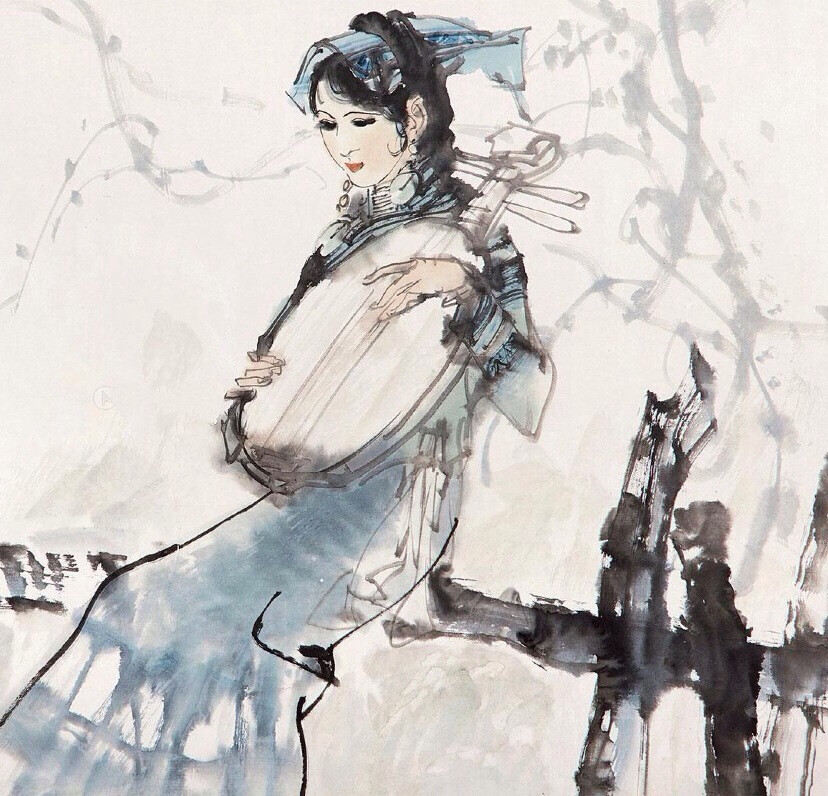 【 中国传统乐器之 · 月琴 】--- " 月琴是汉族