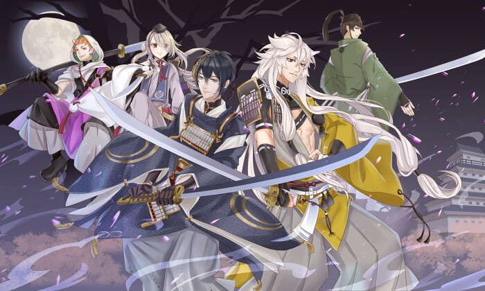p站 pixiv 刀剑乱舞 原创 同人 插画 二次元 今剣 今剑 石切丸 三日月