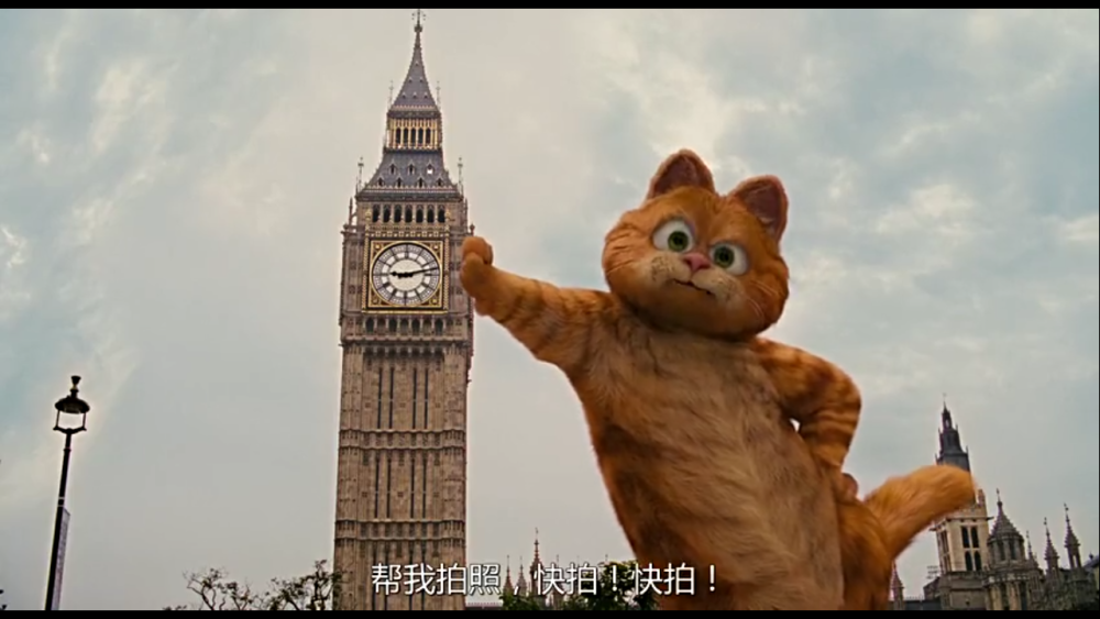 加菲猫1电影国语版图片