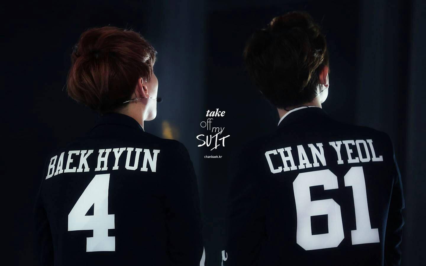 朴灿烈 边伯贤 chanyeol baekhyun 灿白 高清壁纸 来源:微博