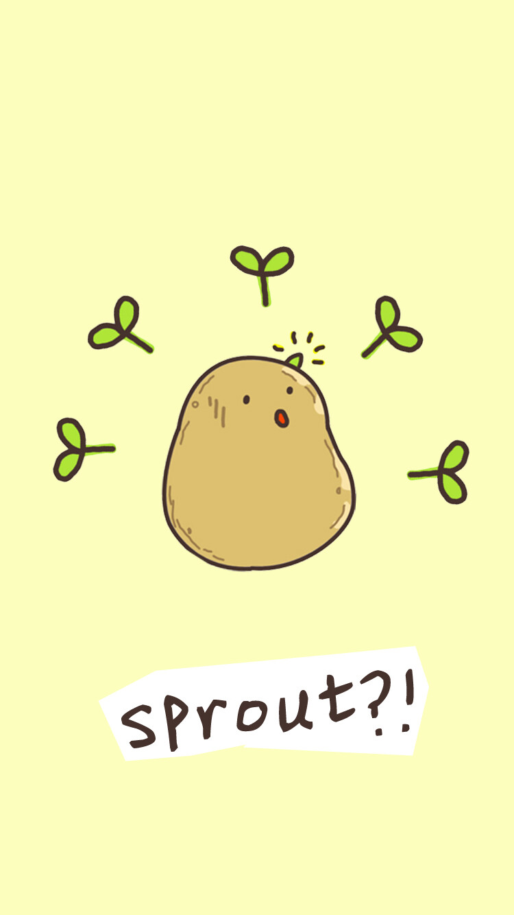 【治愈土豆壁纸】壁纸,手绘,陈圈圈 关注微信公众号:陈圈圈