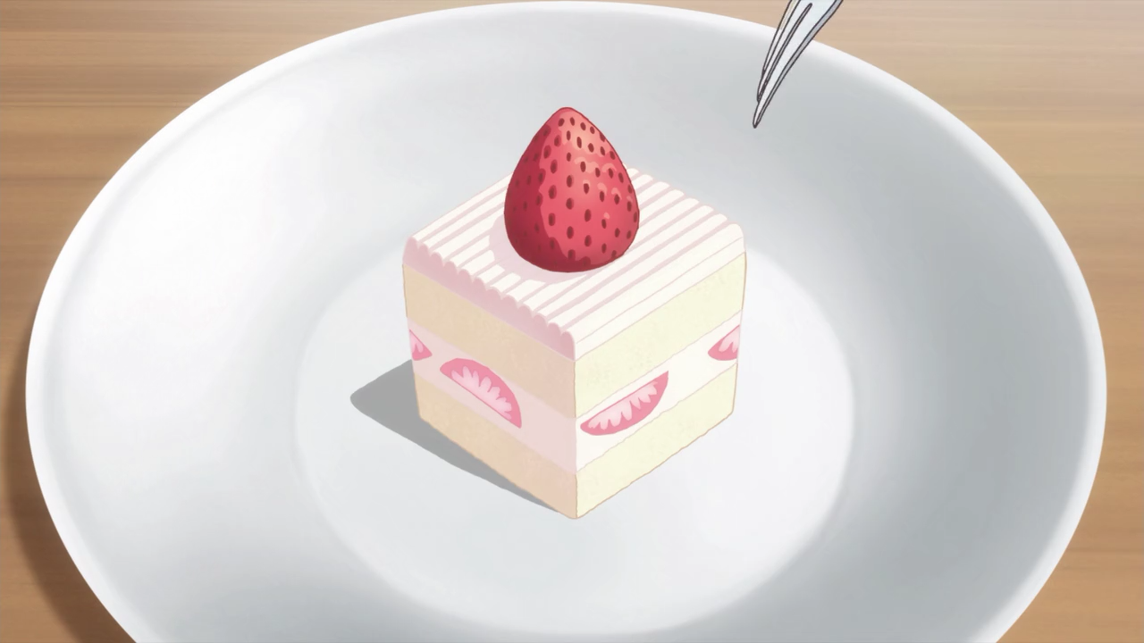 二次元美食 草莓蛋糕