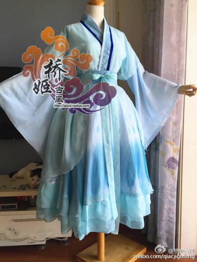 桥姬古风#感谢画手@奔跑的7君 的授权=w=~~~终于把孔雀于飞做好了=w=