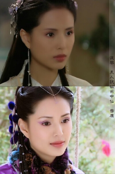 李若彤《武当》【沈蓉/雪鹰】芳容丽质更妖娆,秋水精神瑞雪标.