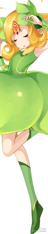 绿兔葵花精灵王图片