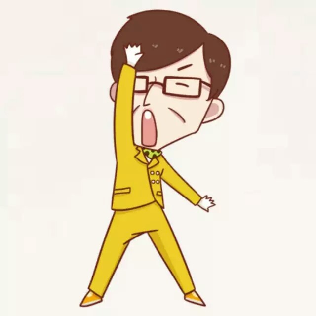 runningman人物卡通版 蚂蚱 刘在石!