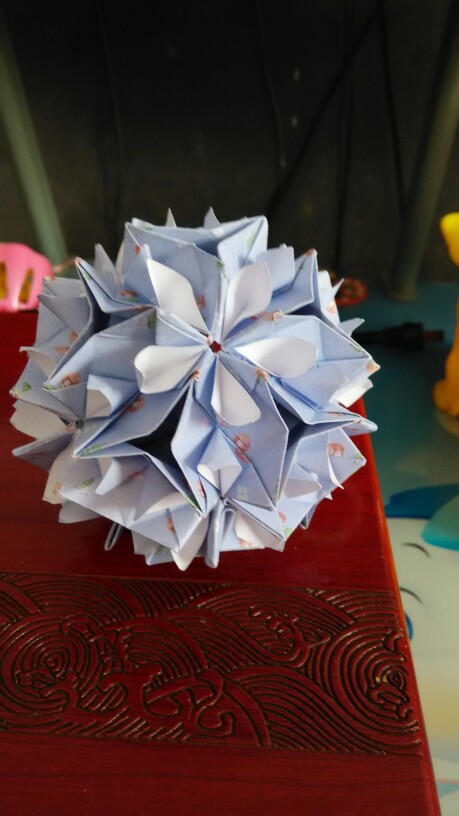 花球折纸雪之星图片
