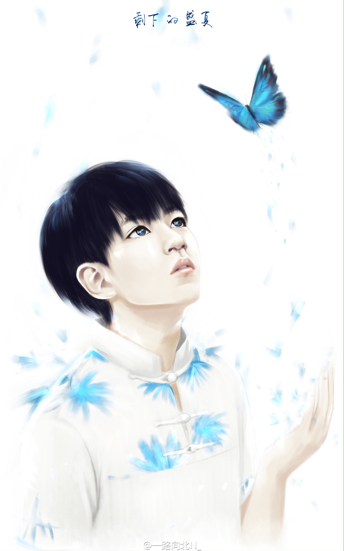 tfboys 王俊凯 手绘