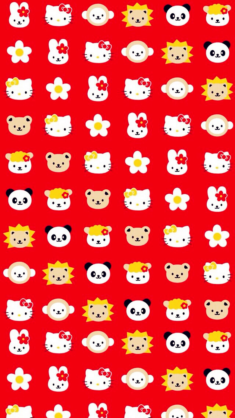 wechat 微信背景 壁纸 可爱 凯蒂猫 hello kitty 锁屏 待机 主题 桌面