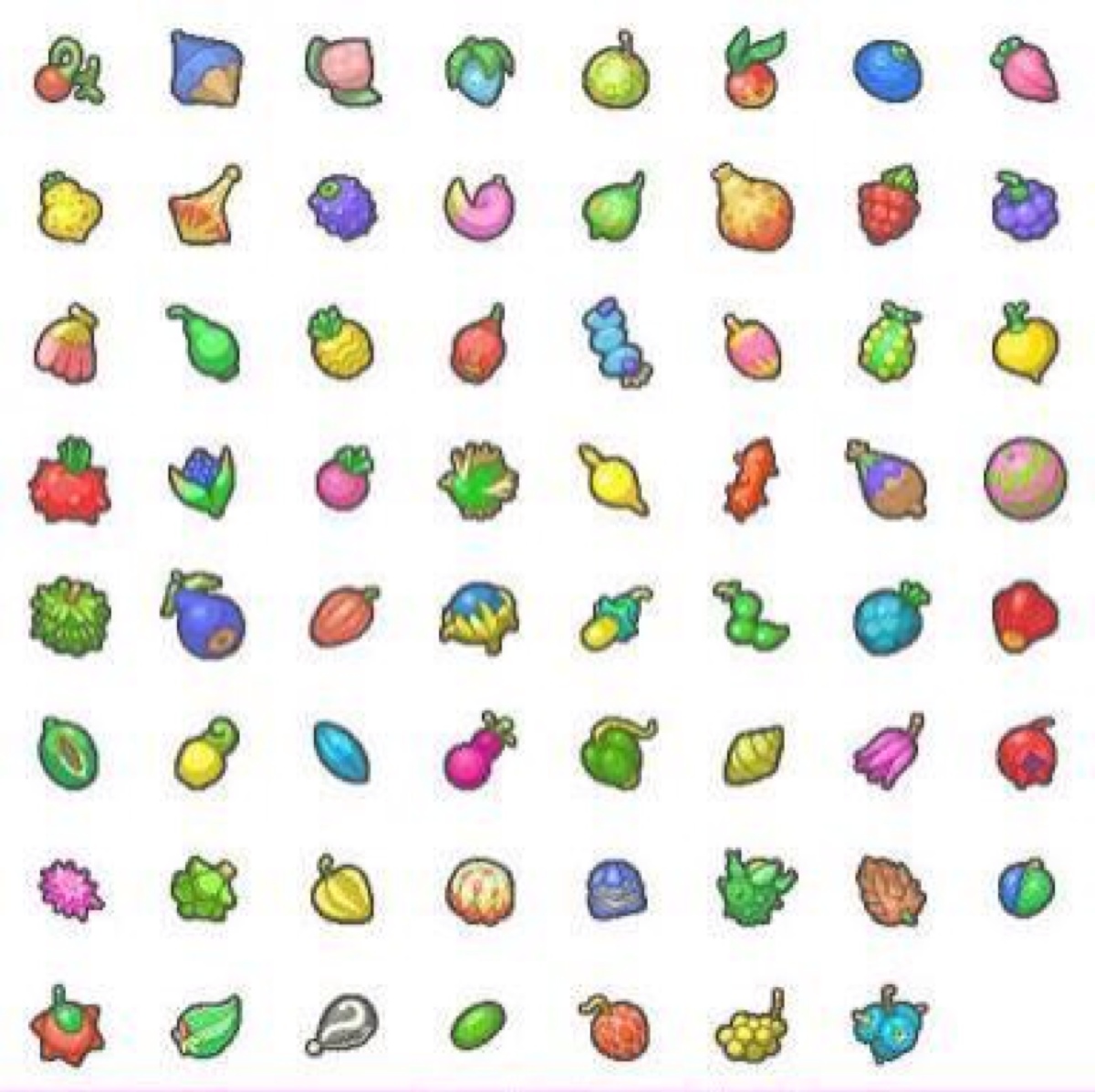 口袋妖怪树果全种类