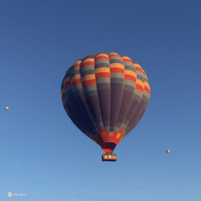 蓝天放飞气球动态图图片