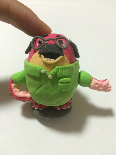 粘土,怪兽大学之老唐—廿手作