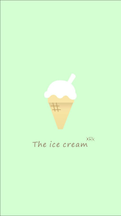 壁纸薄荷绿卡通