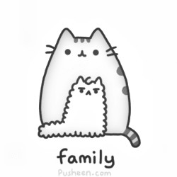 猫咪 橡皮章 素材