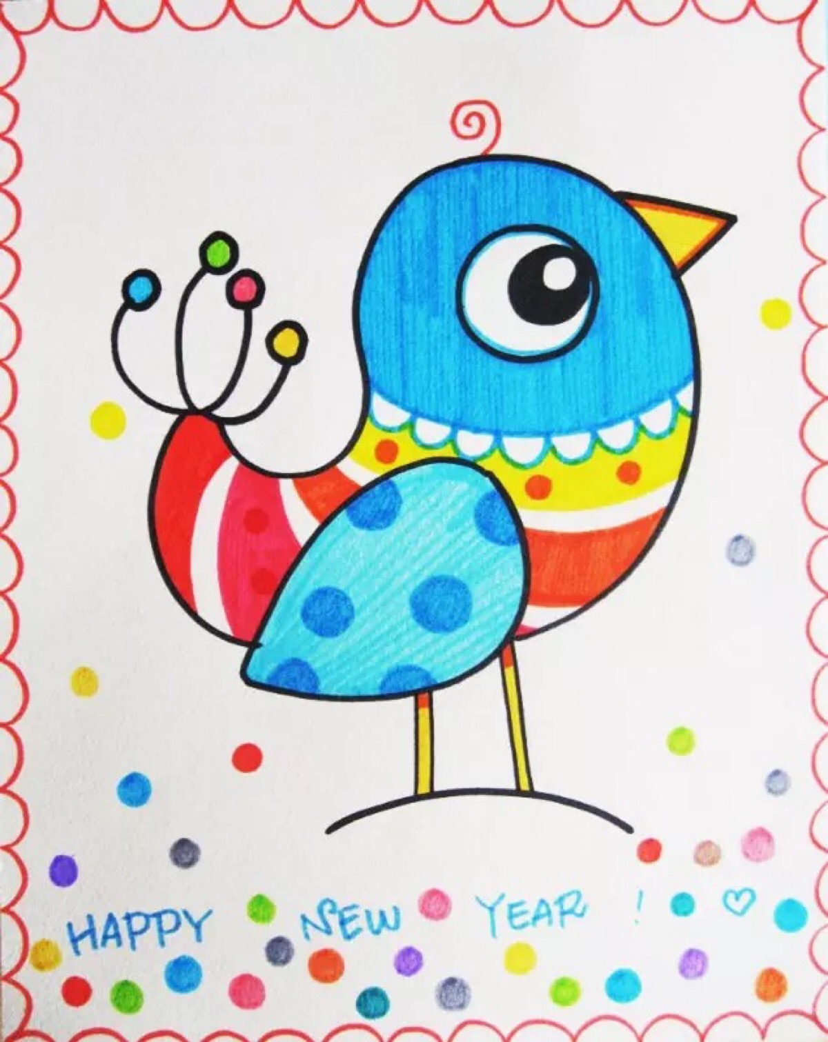 等等 儿童画 手工啦