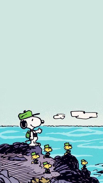 iphone 壁纸 可爱 史努比 snoopy